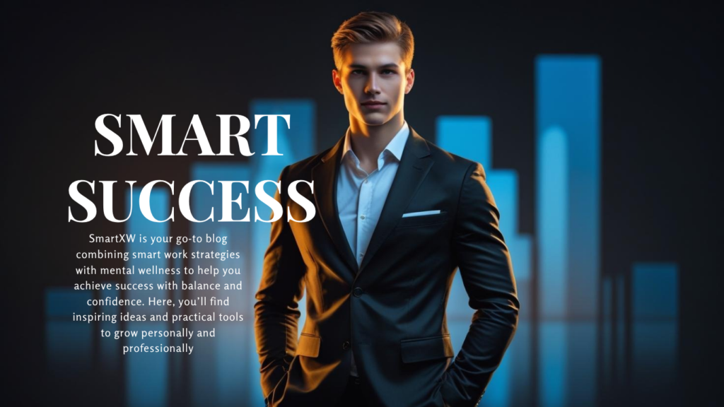 Handsome confident man in half portrait, symbolizing motivation and personal growth